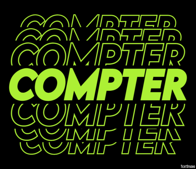 Compter Text Effect