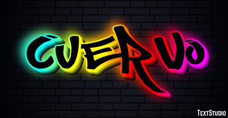 Cuervo Efecto de texto
