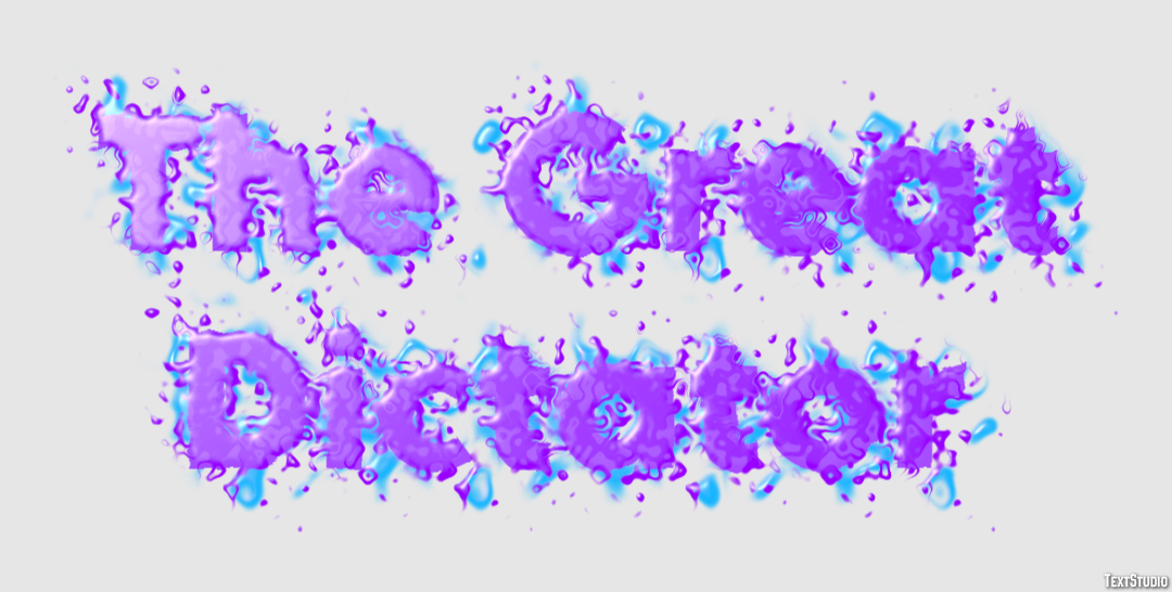 The Great Dictator Text effect