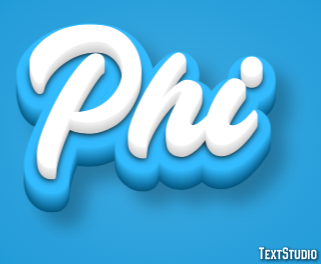 Phi Text effect