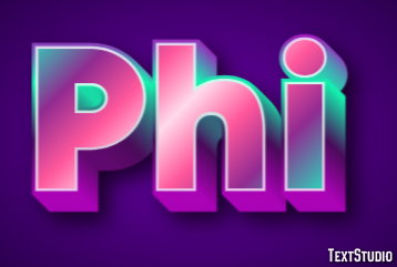 Phi Text Effect