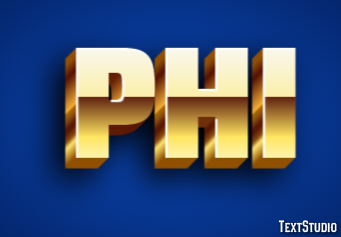 Phi Text effect