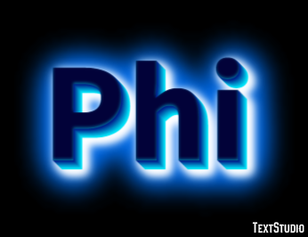 Phi Text effect
