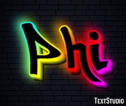 Phi Text effect
