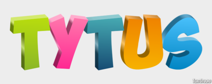 Tytus Efekt tekstowy