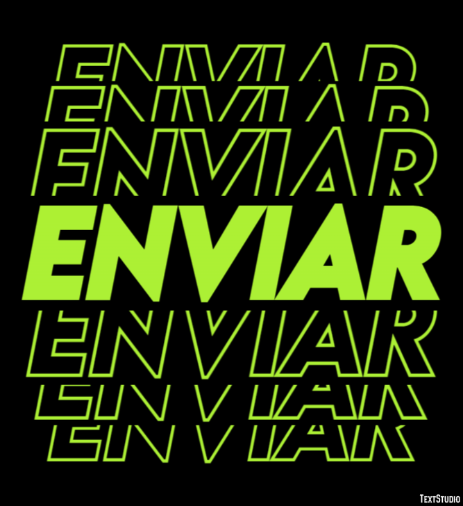 Enviar Tekst effect