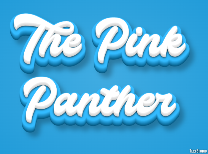 The Pink Panther Text effect