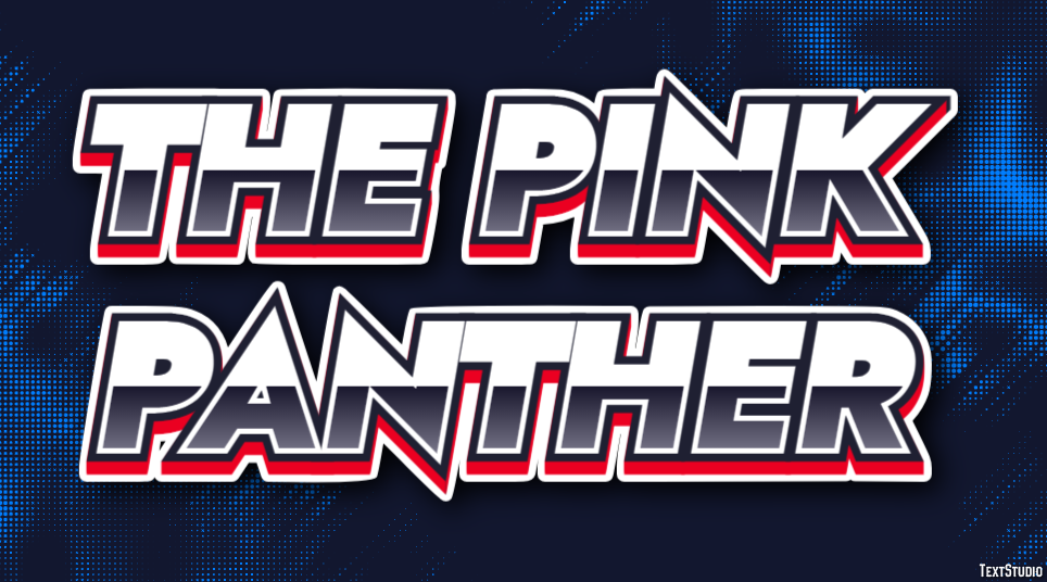 The Pink Panther Эффект текста