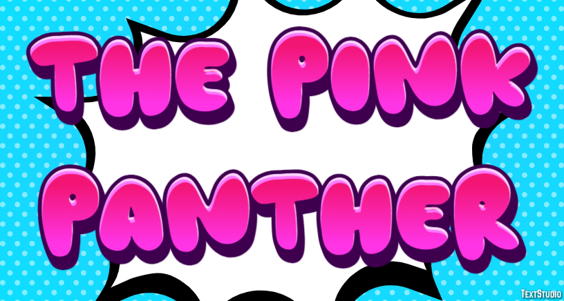 The Pink Panther Эффект текста