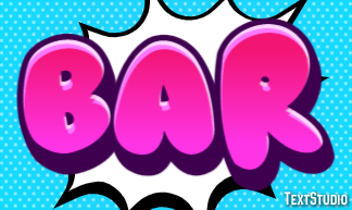 Bar Текстовый эффект
