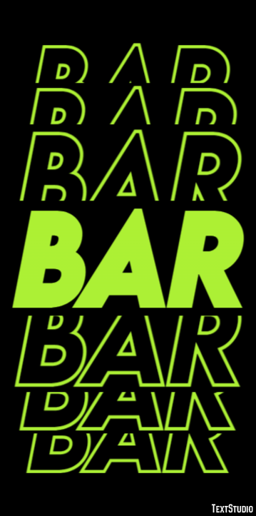 Bar Metin Efekti