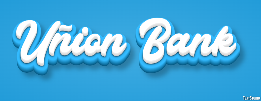 Uñion Bank Efeito de texto