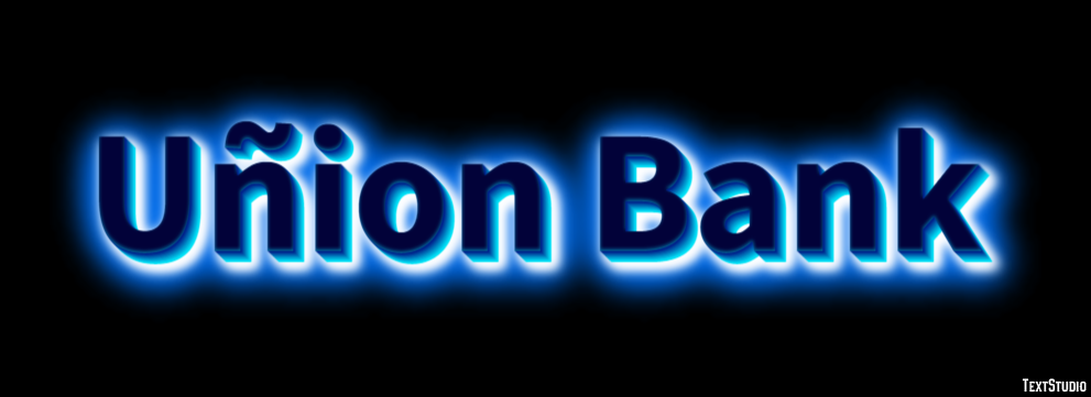 Uñion Bank Efeito de texto