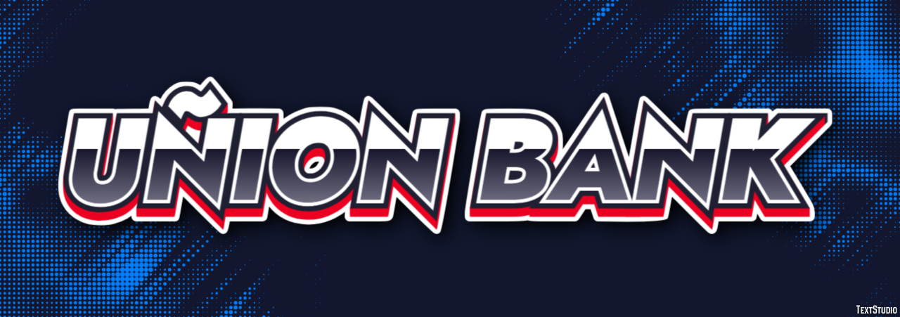 Uñion Bank Texteffekt