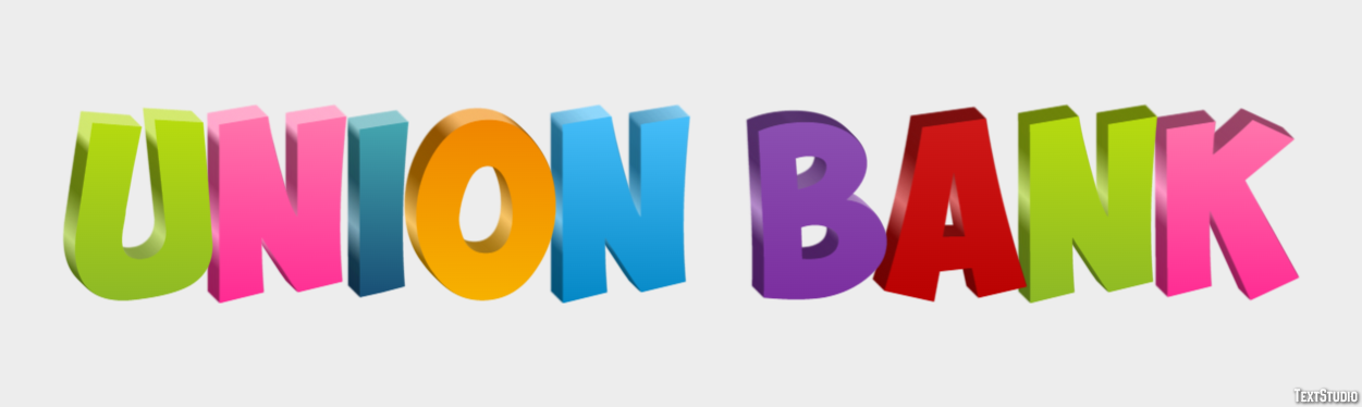 Uñion Bank Efeito de texto