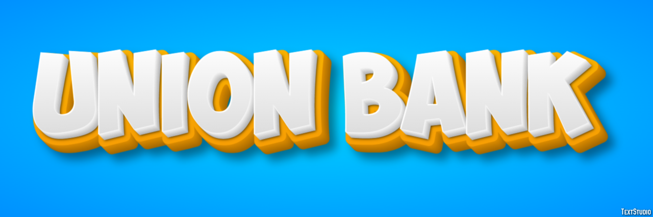 Uñion Bank Efeito de texto