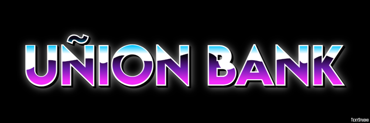 Uñion Bank Texteffekt