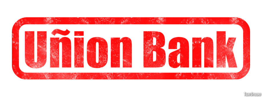 Uñion Bank Texteffekt