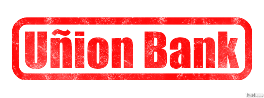 Uñion Bank Efeito de texto