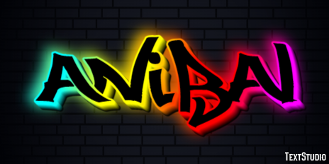 Anibal Text effect