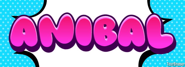 Anibal Text effect