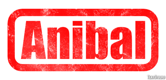 Anibal Text effect