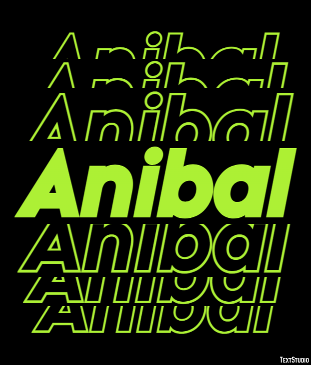 Anibal Text Effect