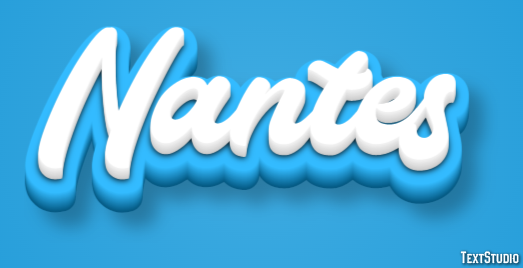 Nantes Tekst Effect