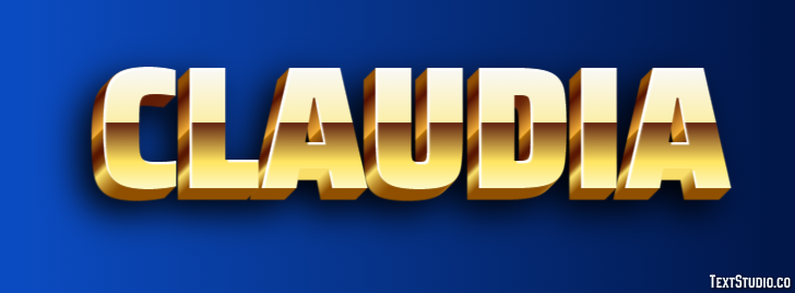 Claudia Text Effect