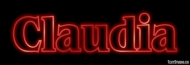 Claudia Text Effect