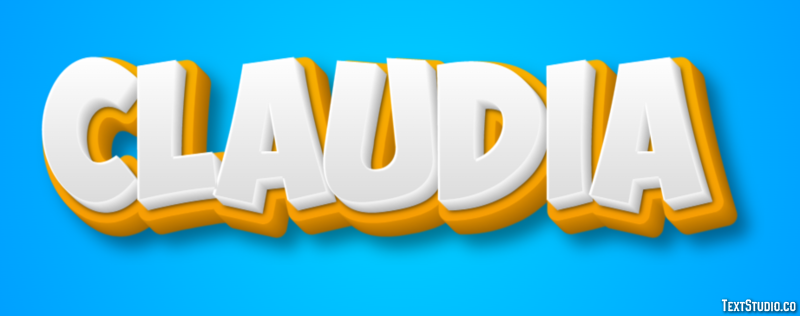 Claudia Text Effect