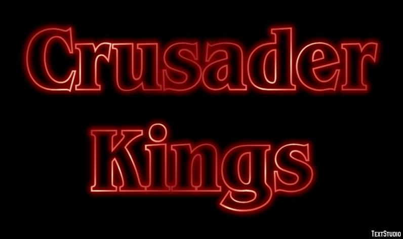 Crusader Kings Efeito de texto