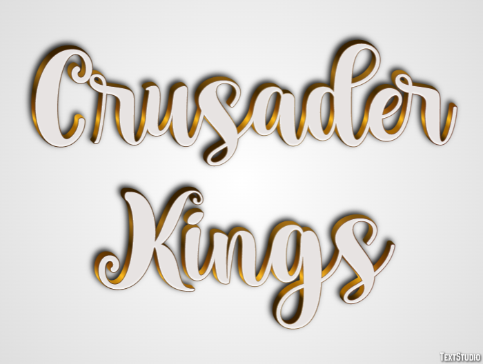 Crusader Kings Texteffekt