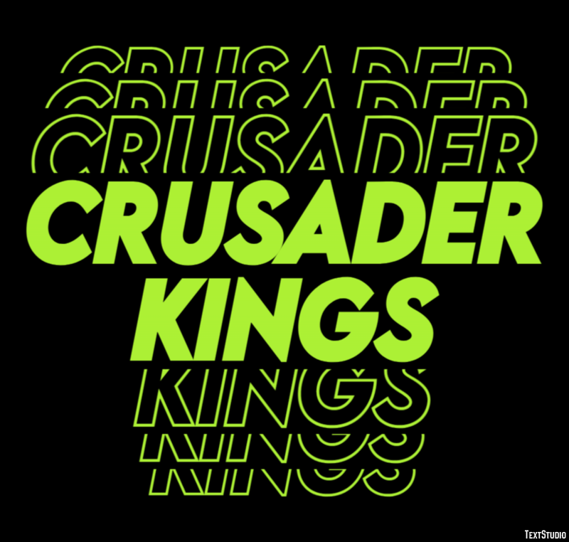 Crusader Kings Effetto testo