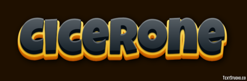 Cicerone Effetto testo