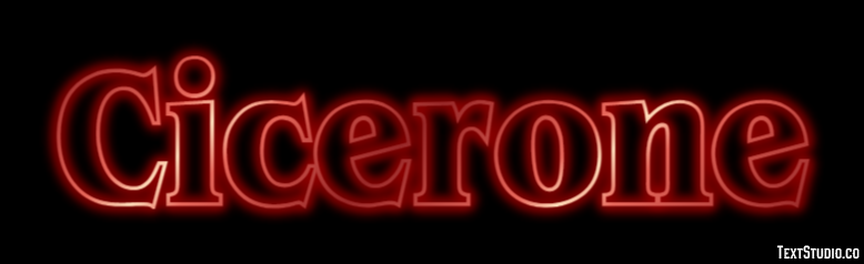 Cicerone Text Effect