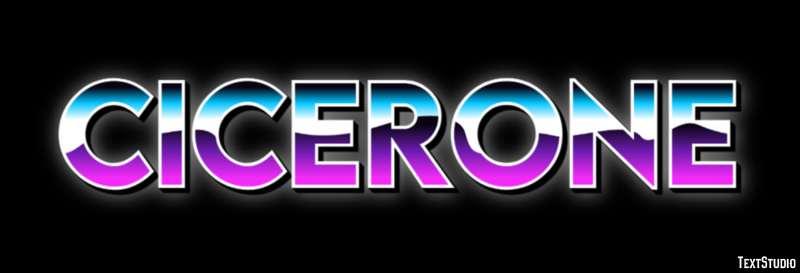 Cicerone Effetto testo