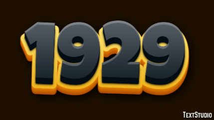 1929 テキスト効果