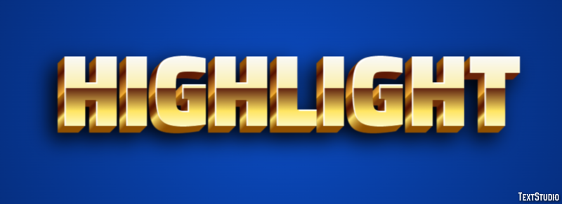 Highlight Efekt tekstowy