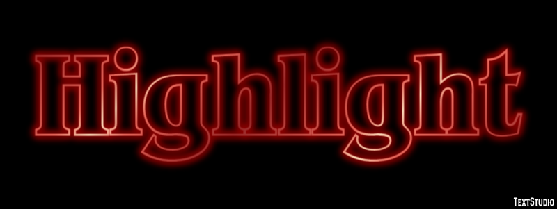 Highlight Tekst Effect