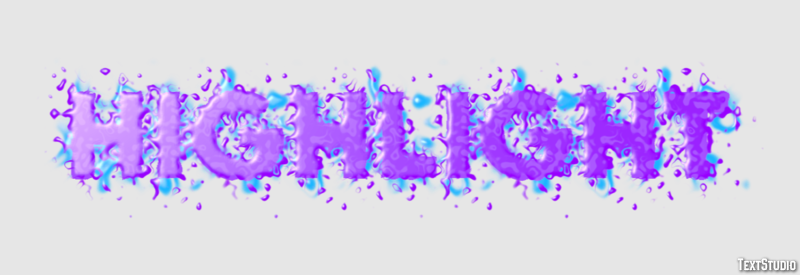 Highlight Texteffekt