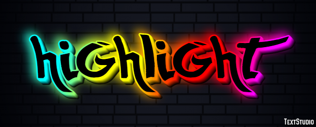 Highlight Tekst Effect