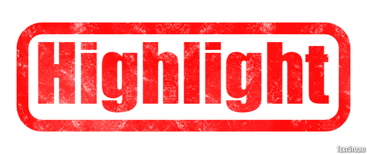 Highlight Effet de Texte