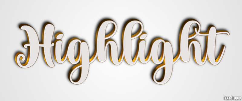 Highlight Efekt tekstowy