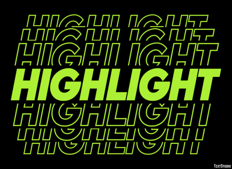 Highlight Texteffekt