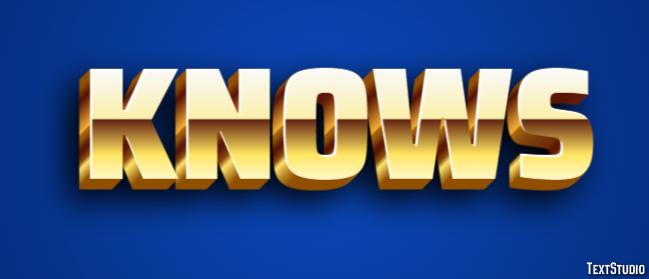 Knows Text Effect