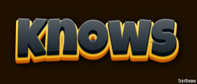 Knows Text Effect