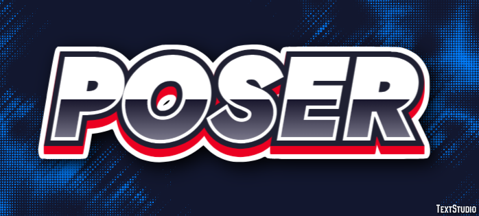 Poser テキスト効果