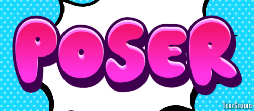 Poser テキスト効果