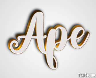 Ape Metin efekti
